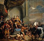 Famous Son Paintings - Consul Titus Manlius Torquatus Beheading His Son